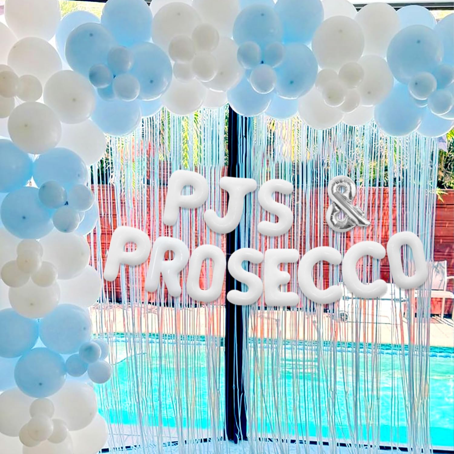 JeVenis PJs and Prosecco Decor Balloons