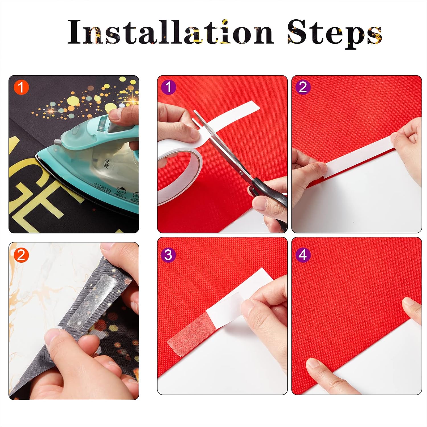 Timtin Red Carpet Runner 26 x 15 ft Not Slip Aisle Decor