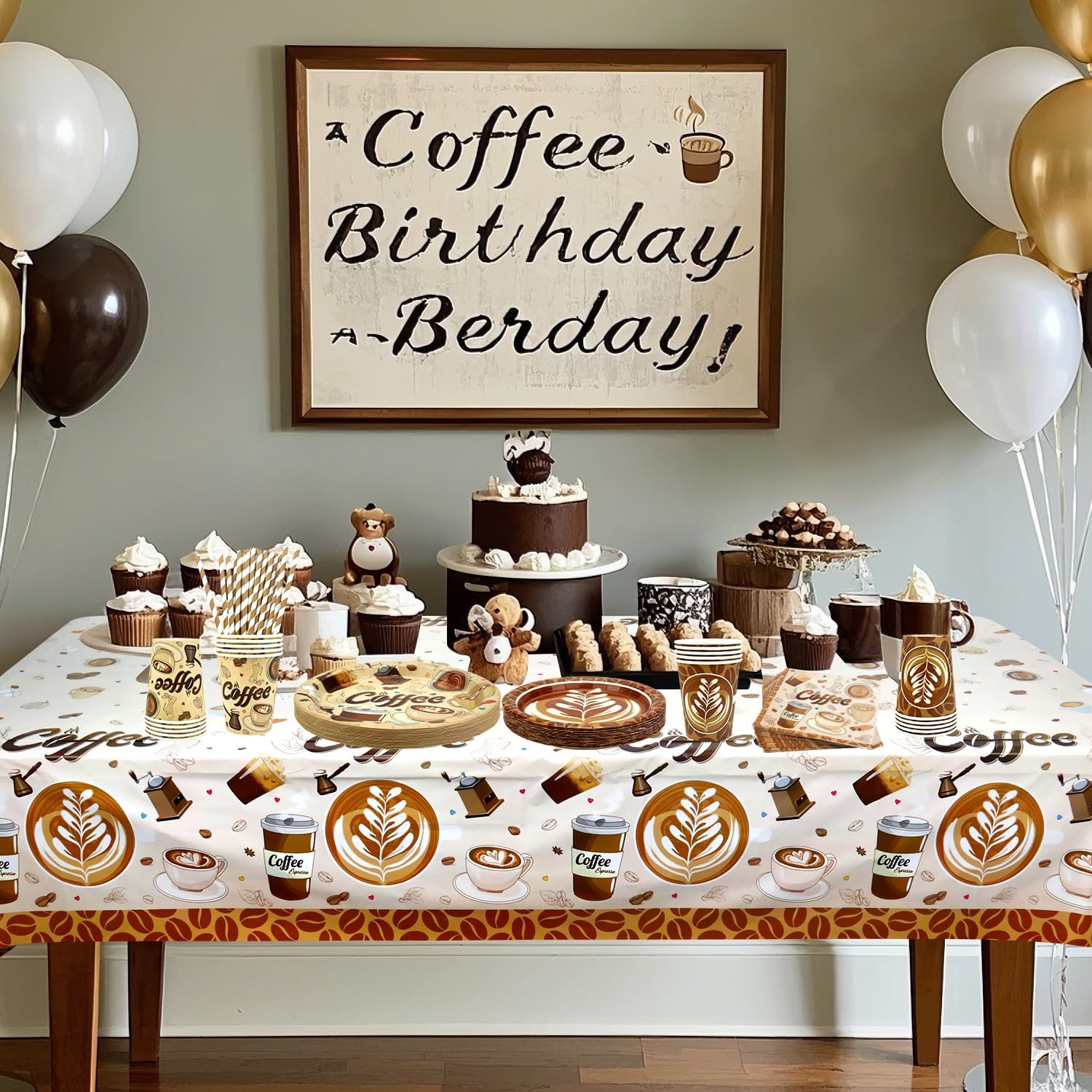 Coffee Party Supplies for 20 Guests