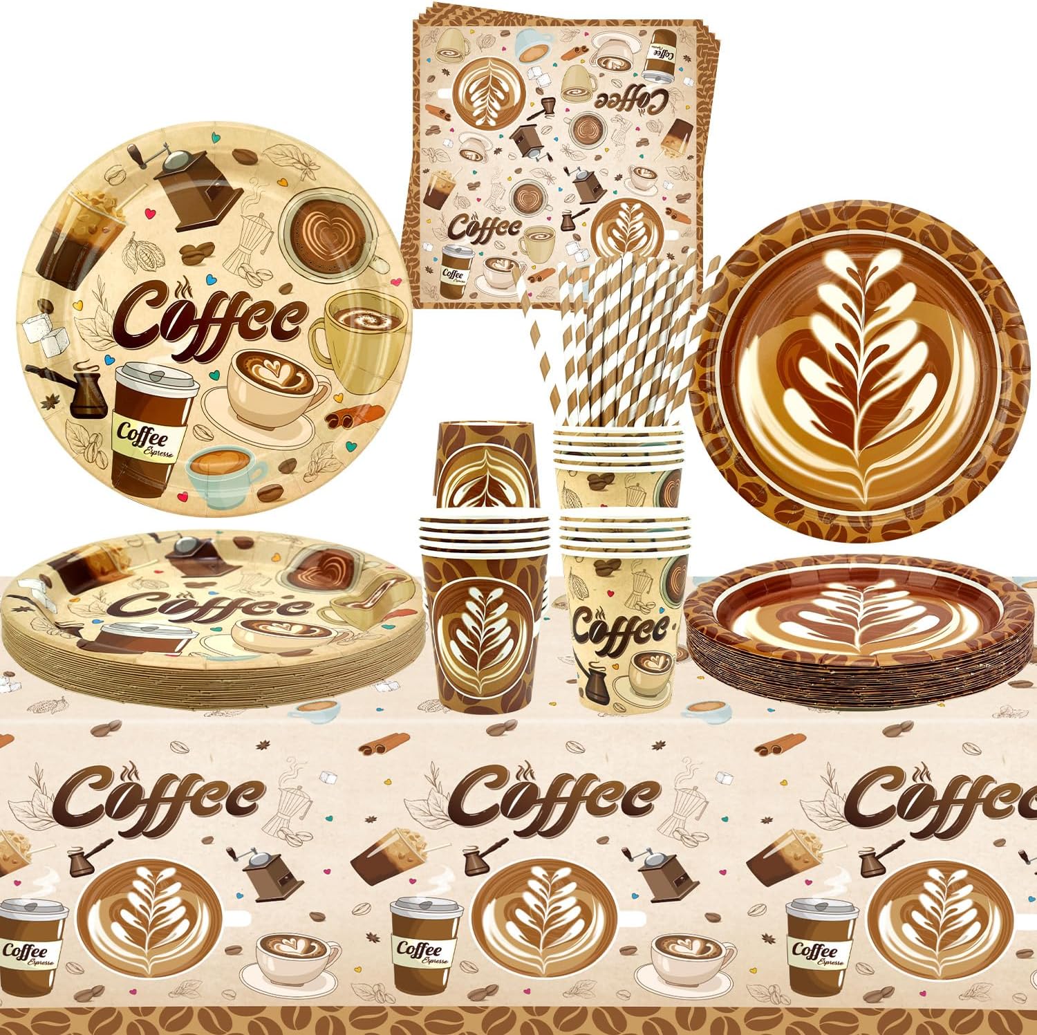 Coffee Party Supplies for 20 Guests