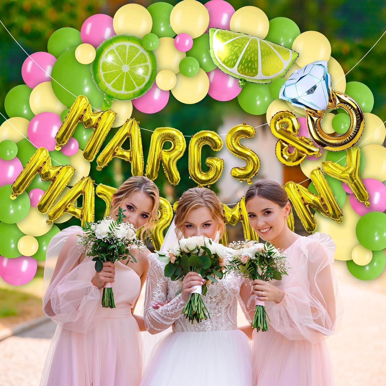 Margs Matrimony Bachelorette Balloons 62pcs Set
