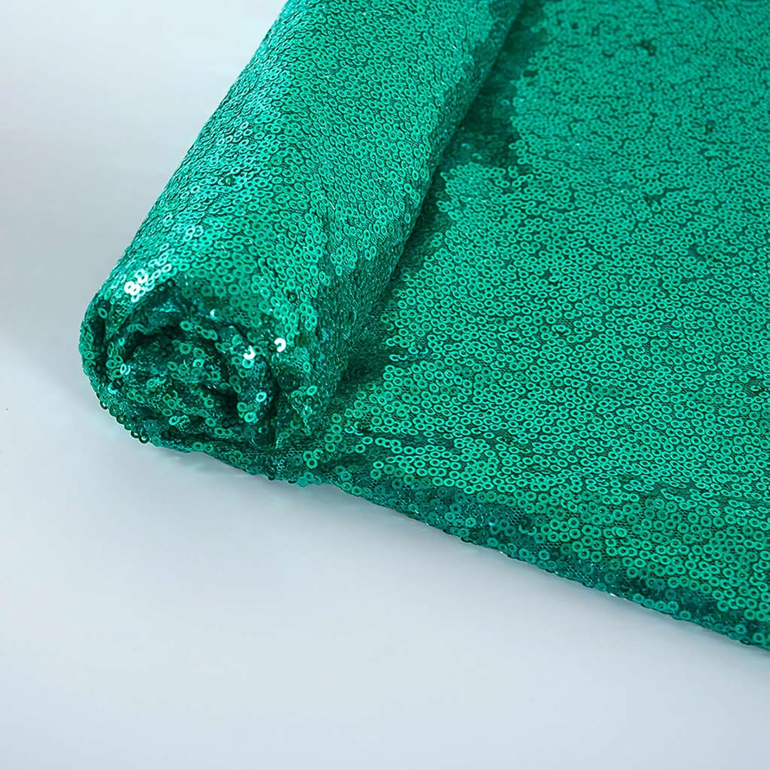 DUOBAO Green Sequin Aisle Runner Wedding Decor
