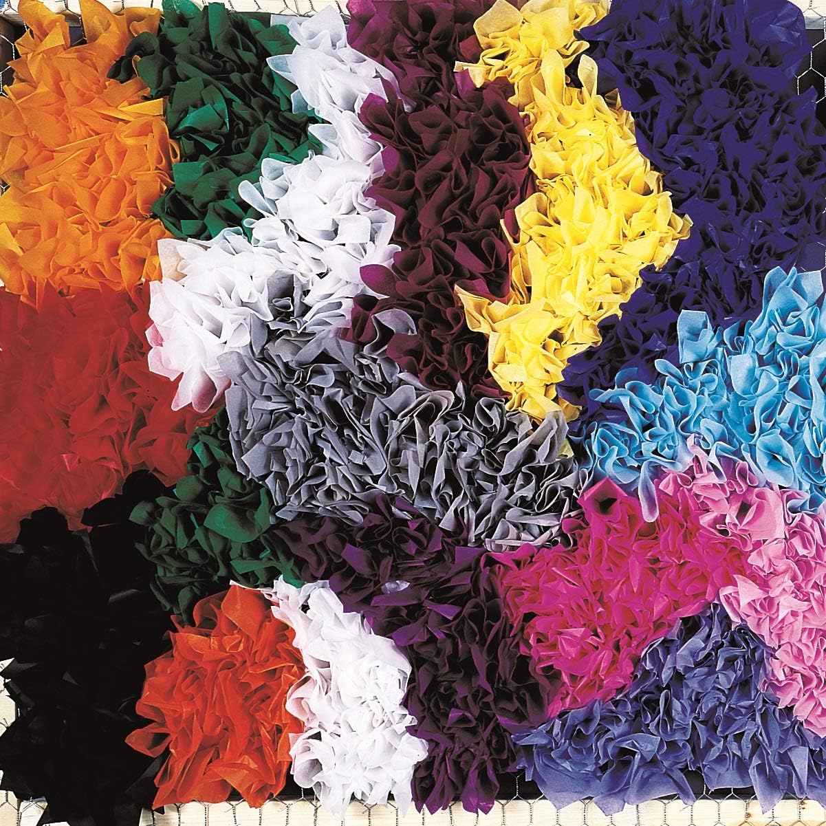 TCDesignerProducts Peach Tissue Parade Float Pomps Pack of 300