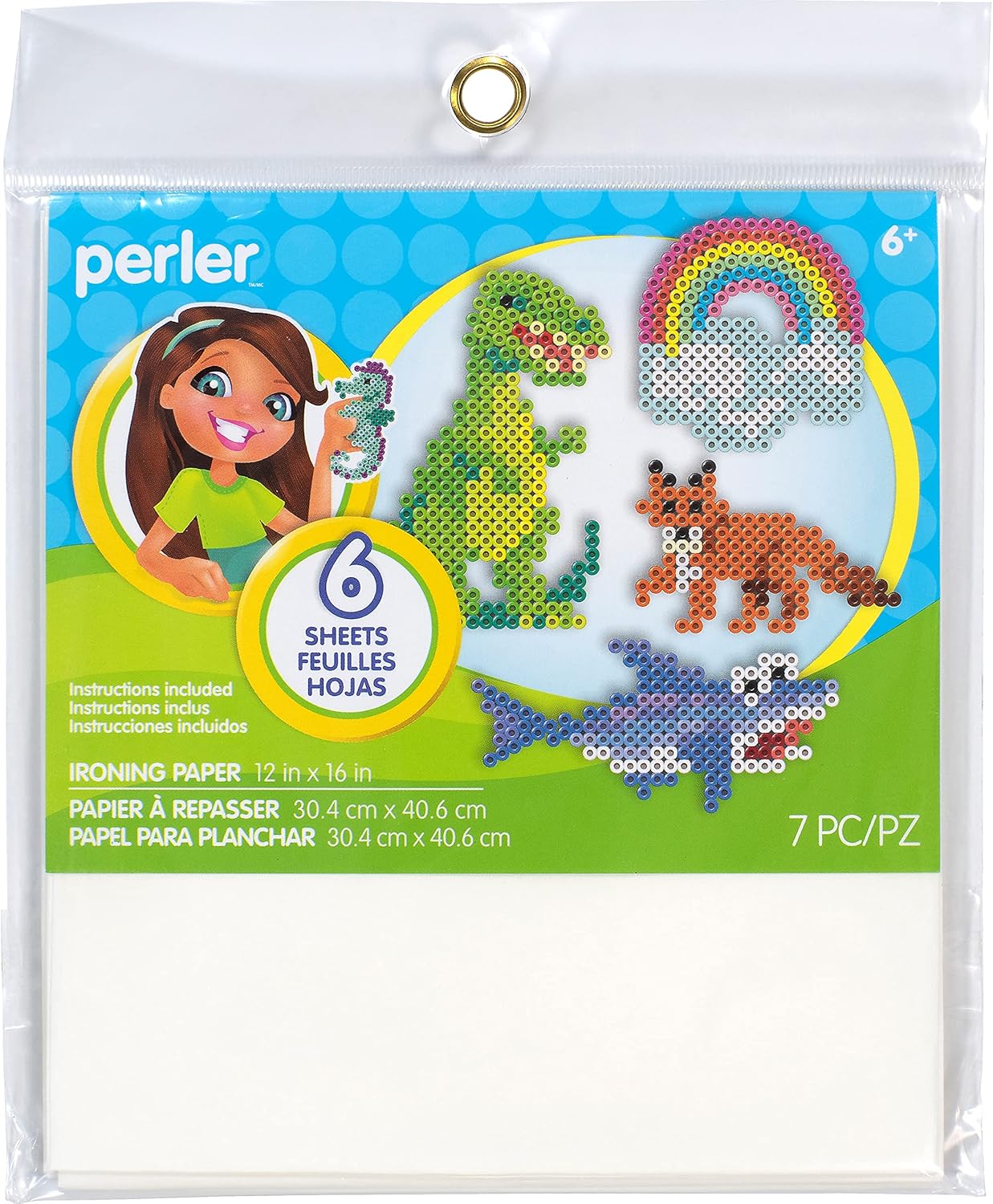 Perler Ironing Paper 7 Pieces 12 x 16 Size