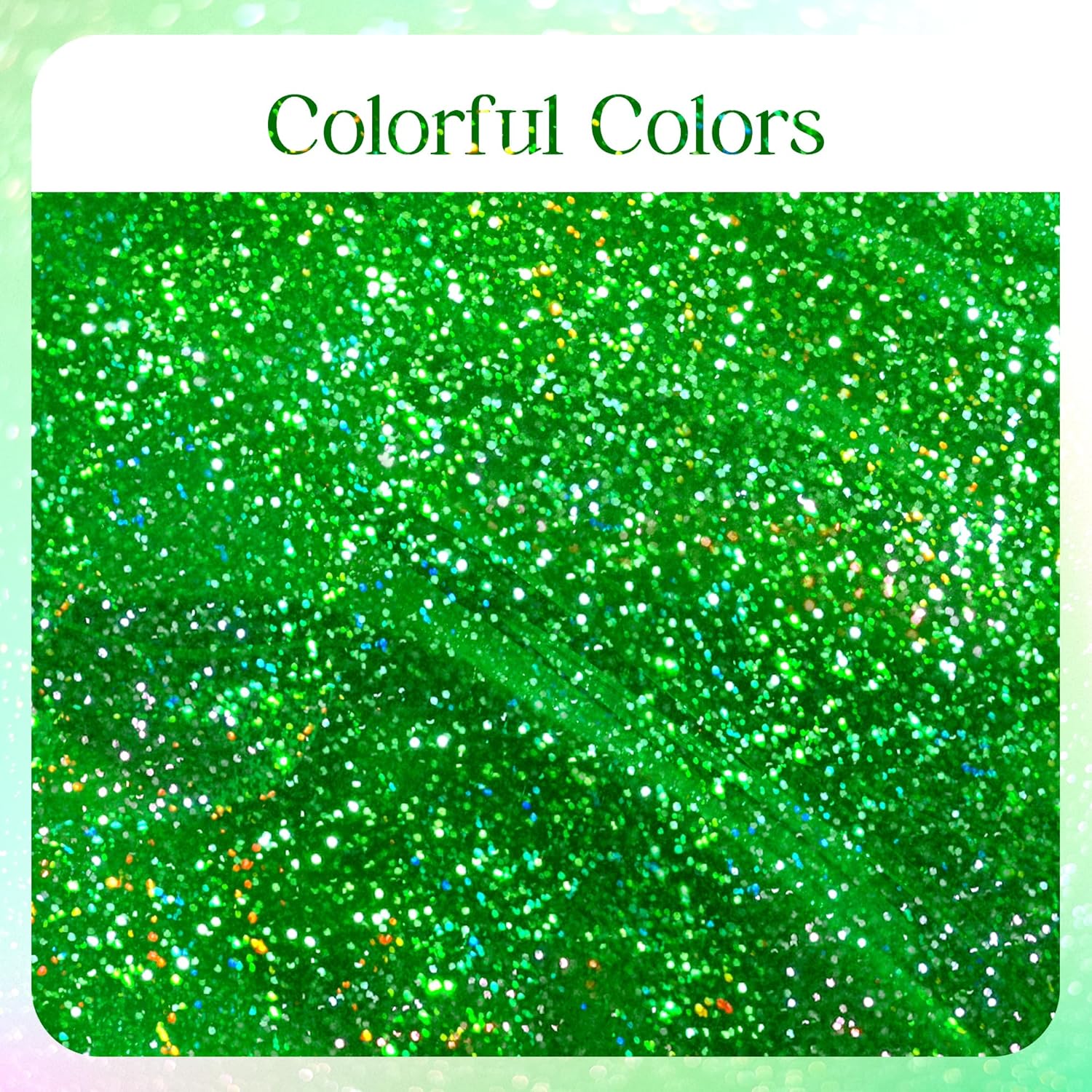 Green Holographic Laser Tablecloth 40x108