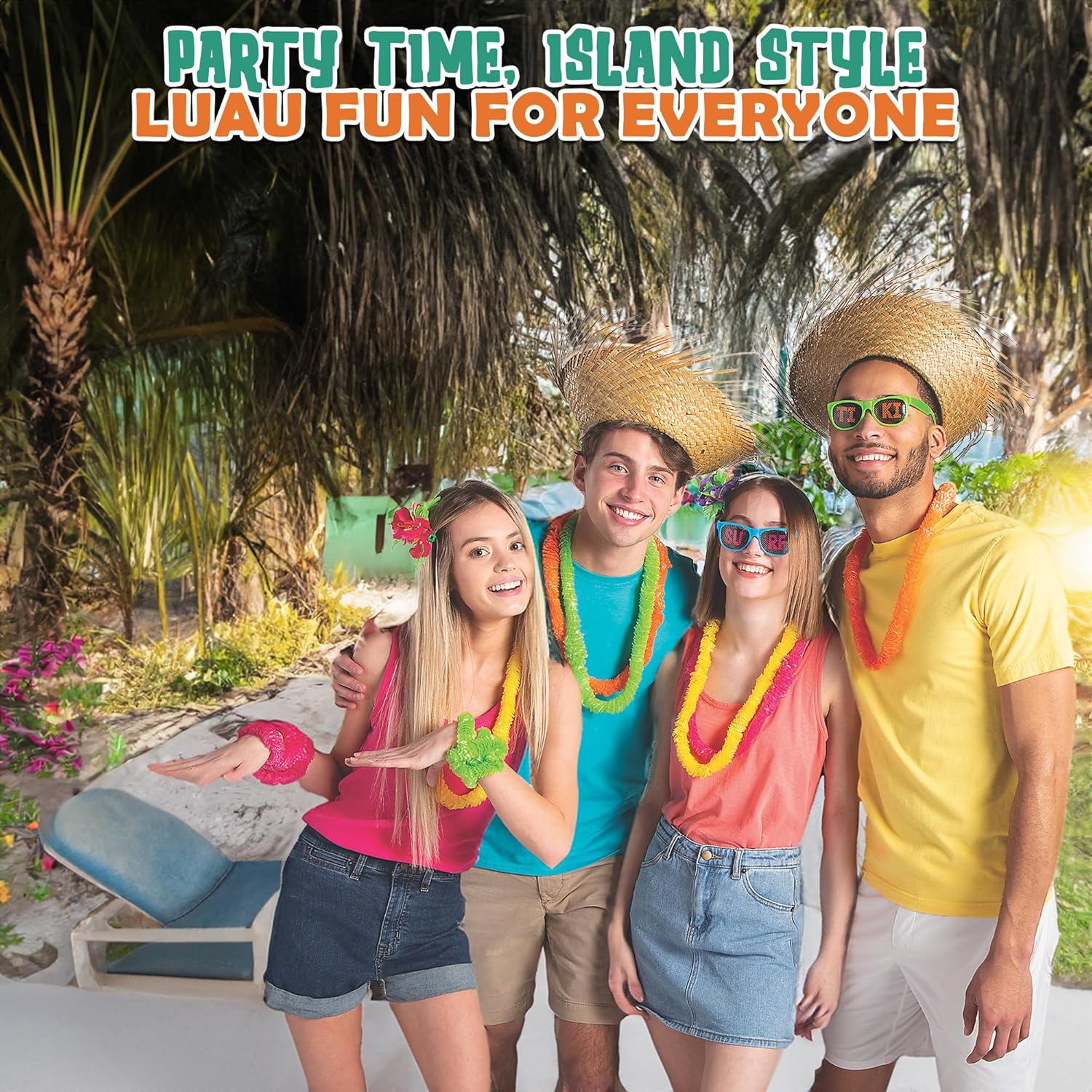 Fun Express Grand Luau Party Wearables Kit