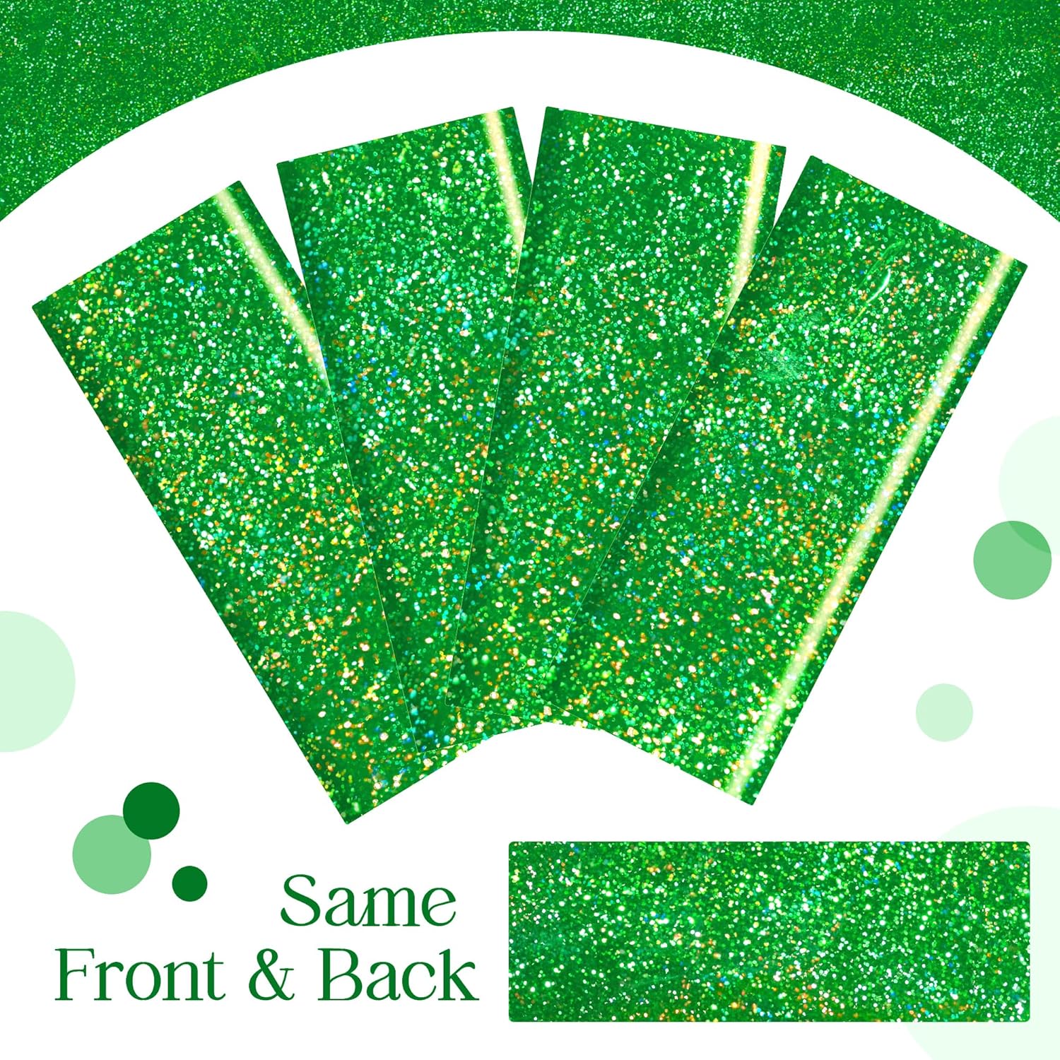 Green Holographic Laser Tablecloth 40x108